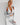 3 Piece Tracksuit Women - Grey Performance Ribbed Set - WearNoa