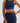 Criss Cross Tops - Ocean Blue Cross Top - WearNoa